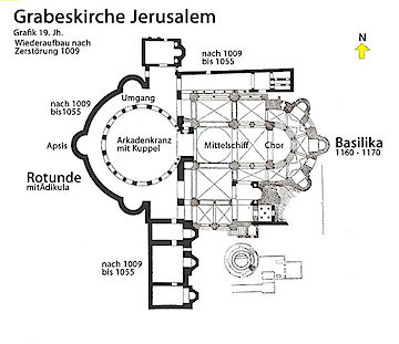 Grabeskirche Grundriss